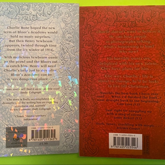 🎉2/30 Set of 4 Fantasy YA Novels Series Sampler Charlie Bone & Chrestomanci - Picture 9 of 12